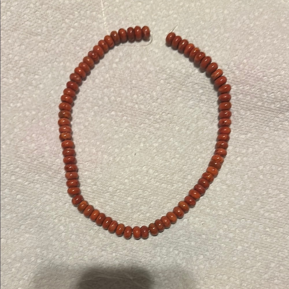 Elegant Red Beaded Necklace